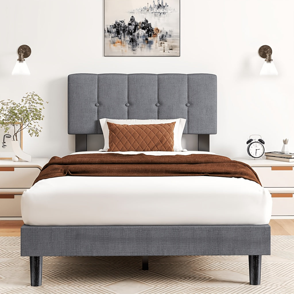 bed frame headboard platform bed frame king size bed frame - Temu