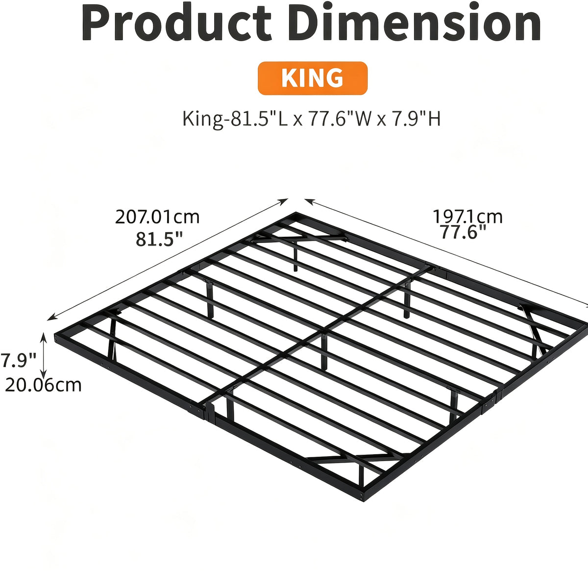 full queen king size floating bed frame led lights metal - Temu