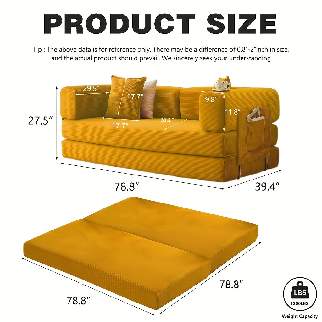 50 w folding sofa bed convertible sleeper chair - Temu