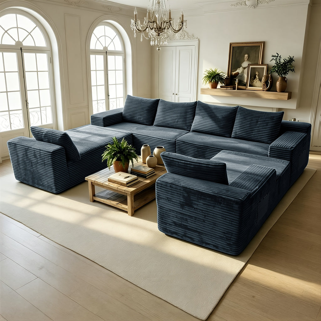 121 2 u shaped sectional couches living   seater - Temu