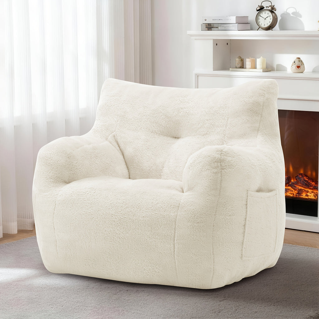 living room lounge chair medium sized   beanbag sofa - Temu