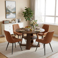 5pcs 43 3 round dining table set   table 4 chairs - Temu