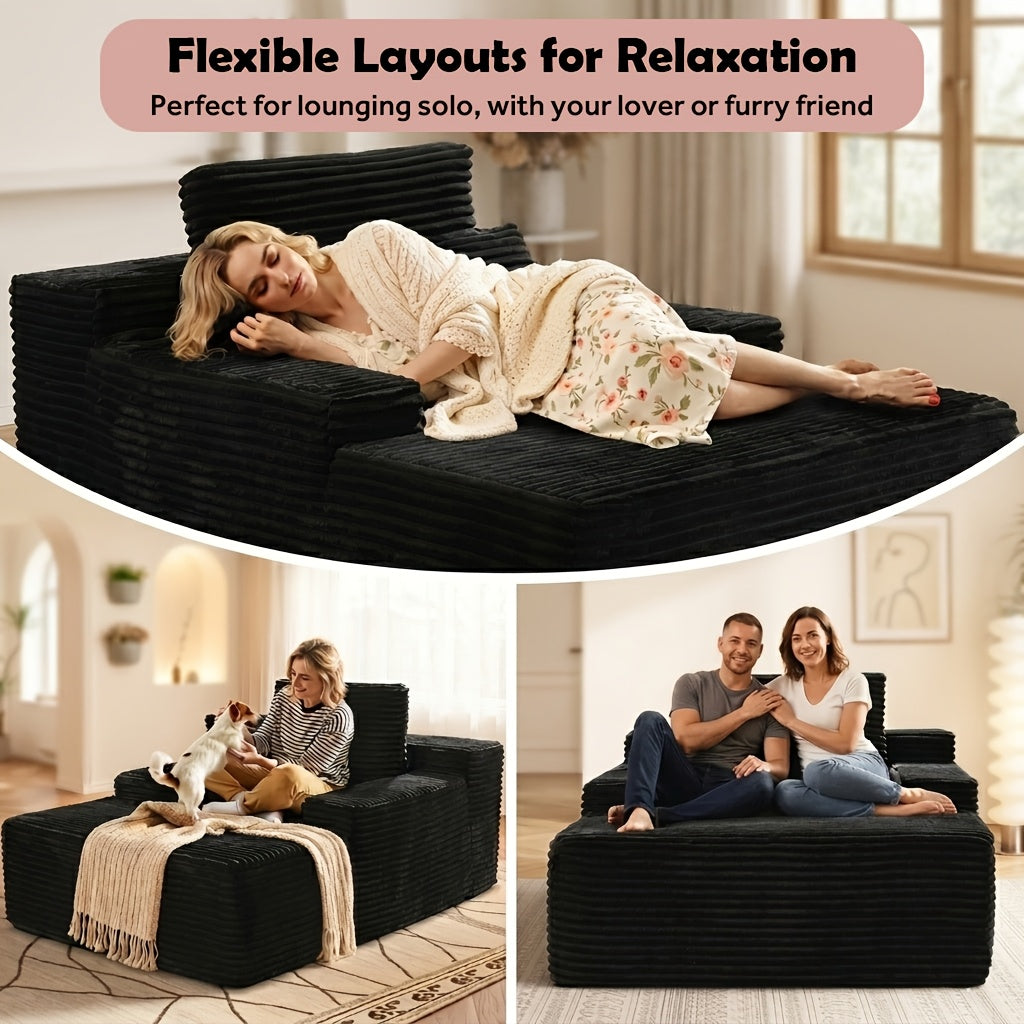 47 25 inch wide chaise lounge chair indoor oversized - Temu