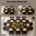 a retractable dining table seat   people ranges in length - Temu
