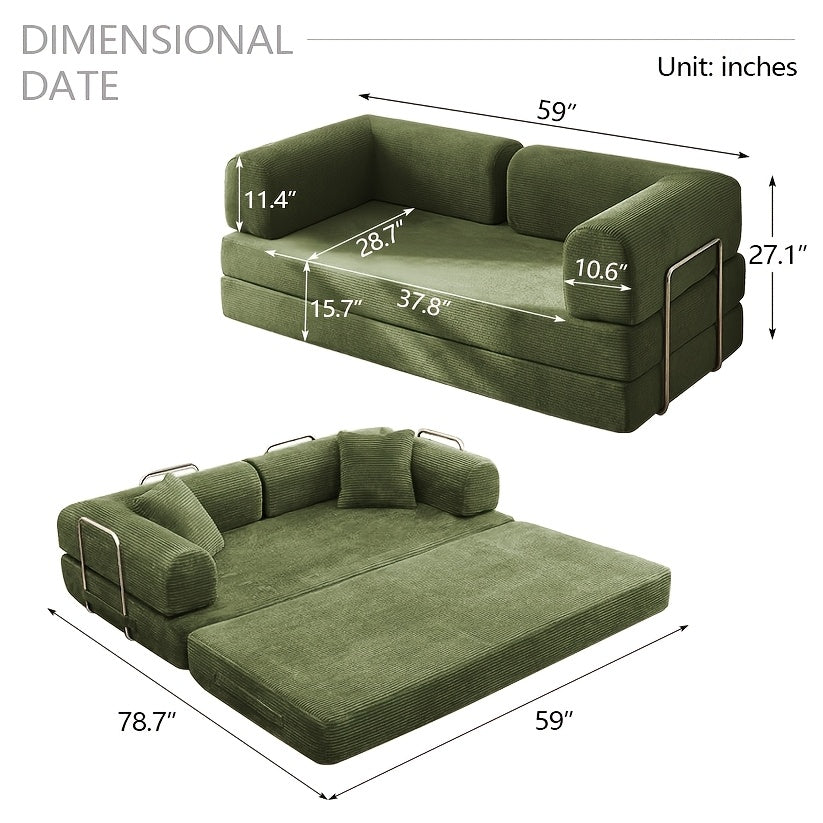 78 7 70 8 59 folding   bed convertible floor sofa - Temu