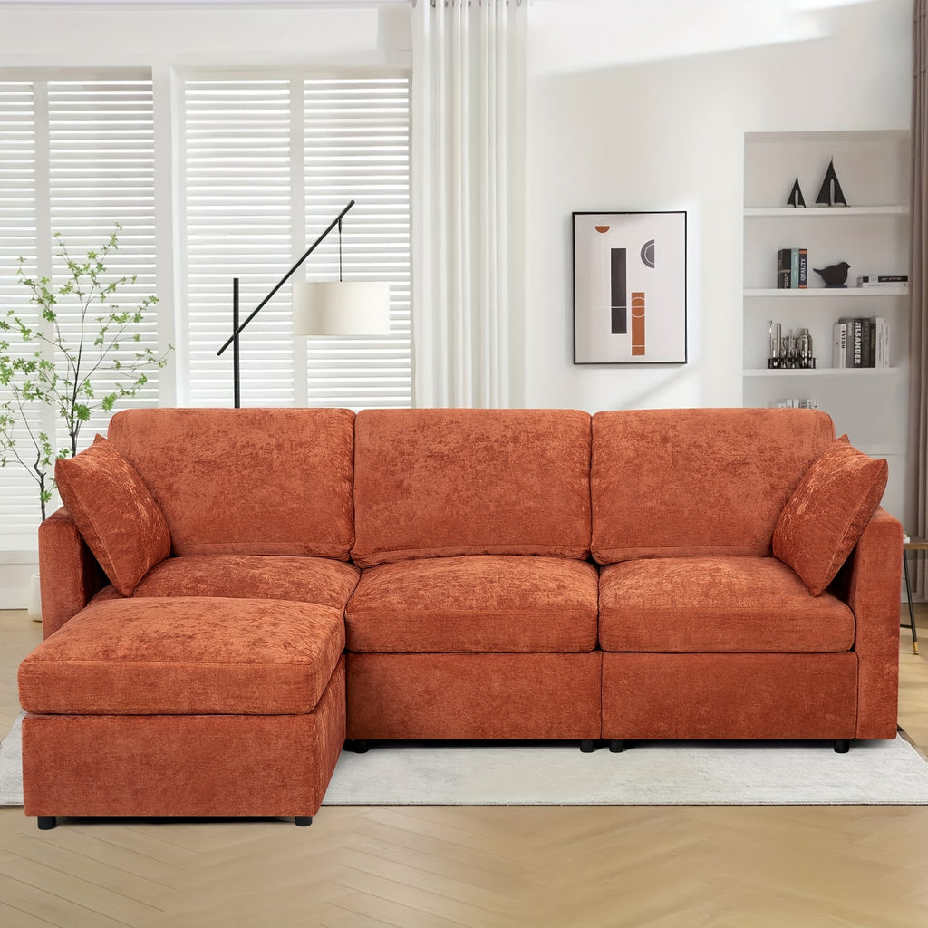 84 inch chenille modular sectional sofa movable - Temu