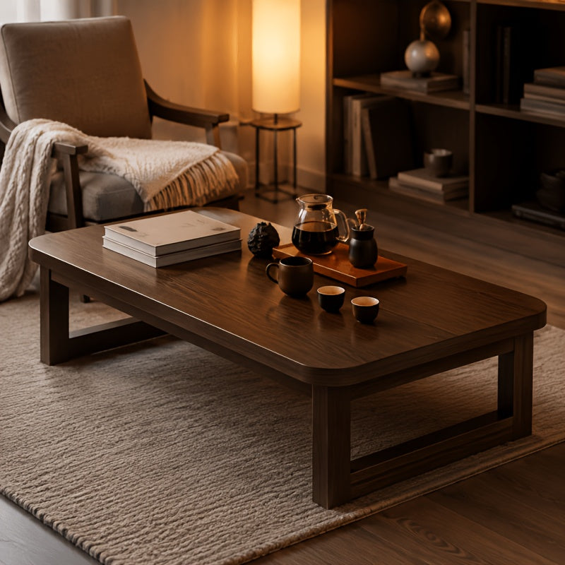 rounded corner reinforced small tea table multifunctional - Temu