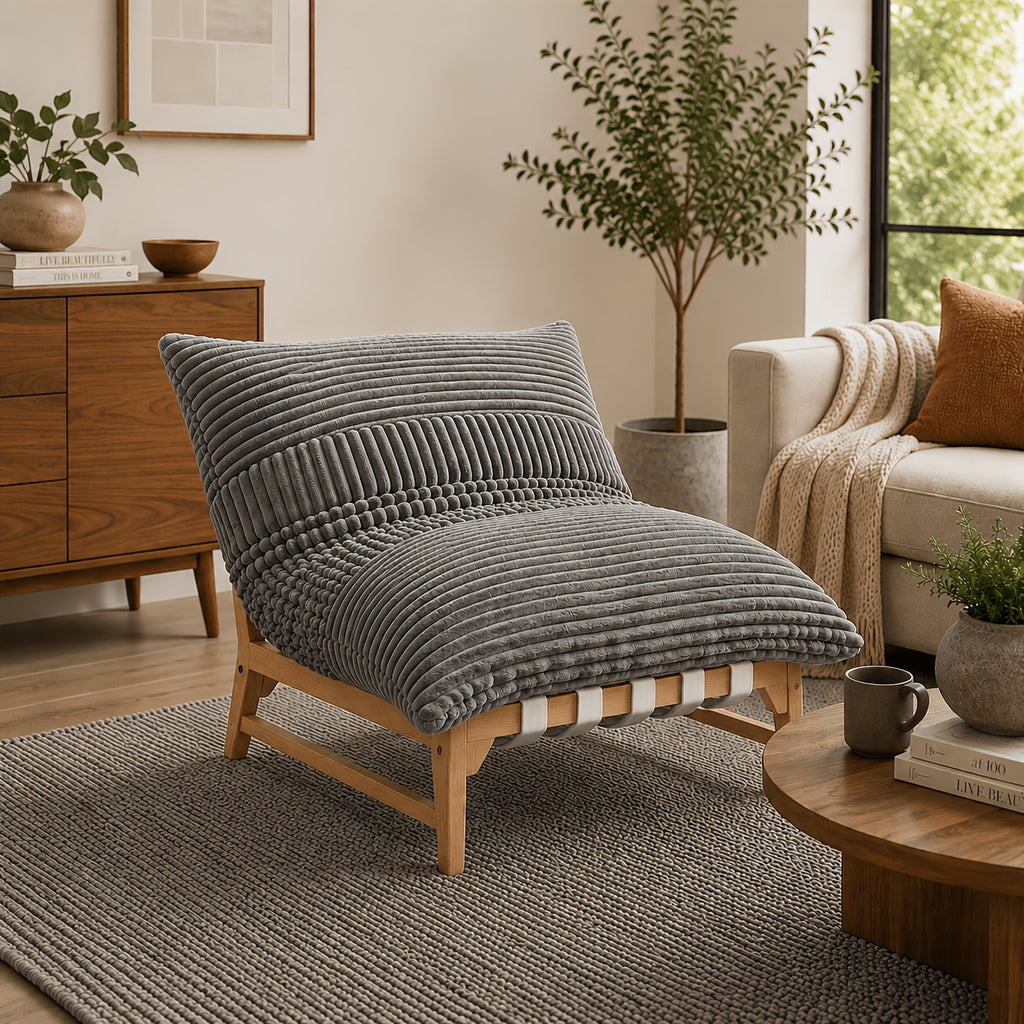 46 oversized sofa chair modern accent chair   bean - Temu