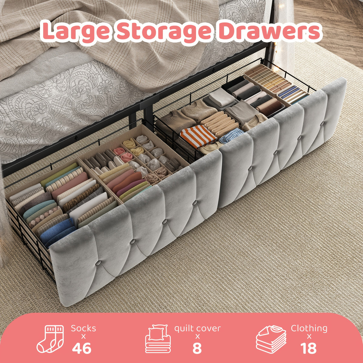 upholstered twin   ambient - Temu
