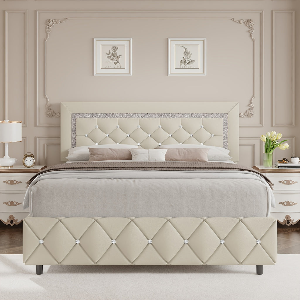 twin full queen king platform bed frame - Temu
