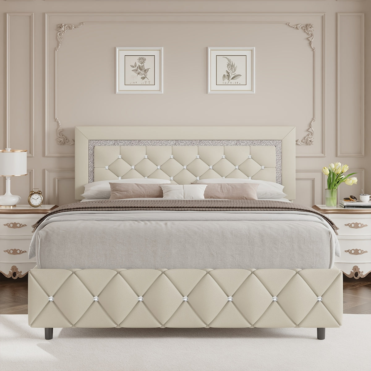 twin full queen king platform bed frame - Temu
