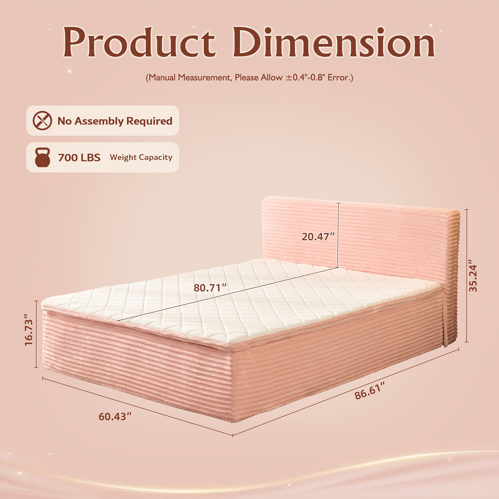 complete sofa bed set mattress headboard no assembly - Temu