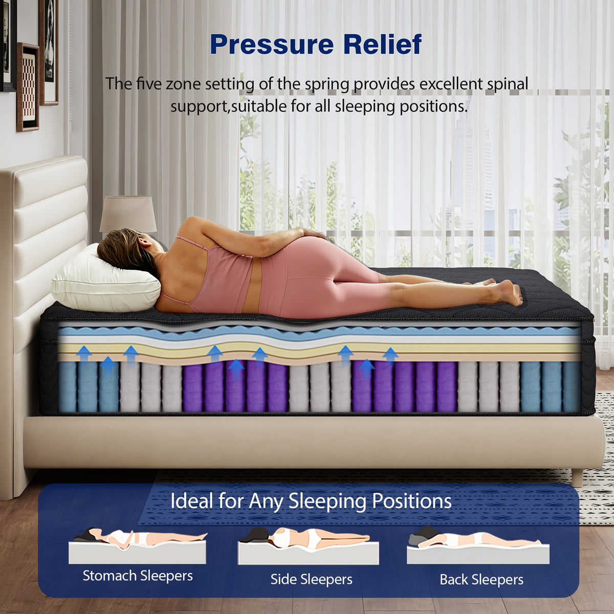 12 14 inch queen     mattress memory - Temu
