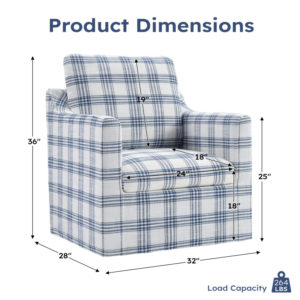 swivel accent chair   upholstered - Temu