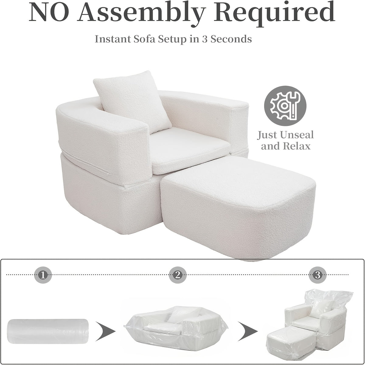2 in 1 indoor lounge chair modern fashionable sofa bed - Temu