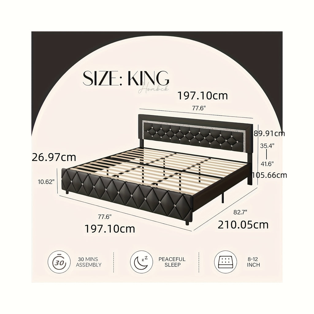 twin full queen king platform bed frame - Temu