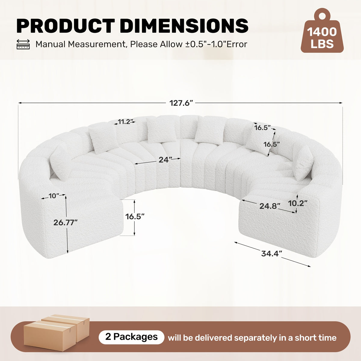 luxury modular sectional sofa foam cushioning chaise lounge - Temu