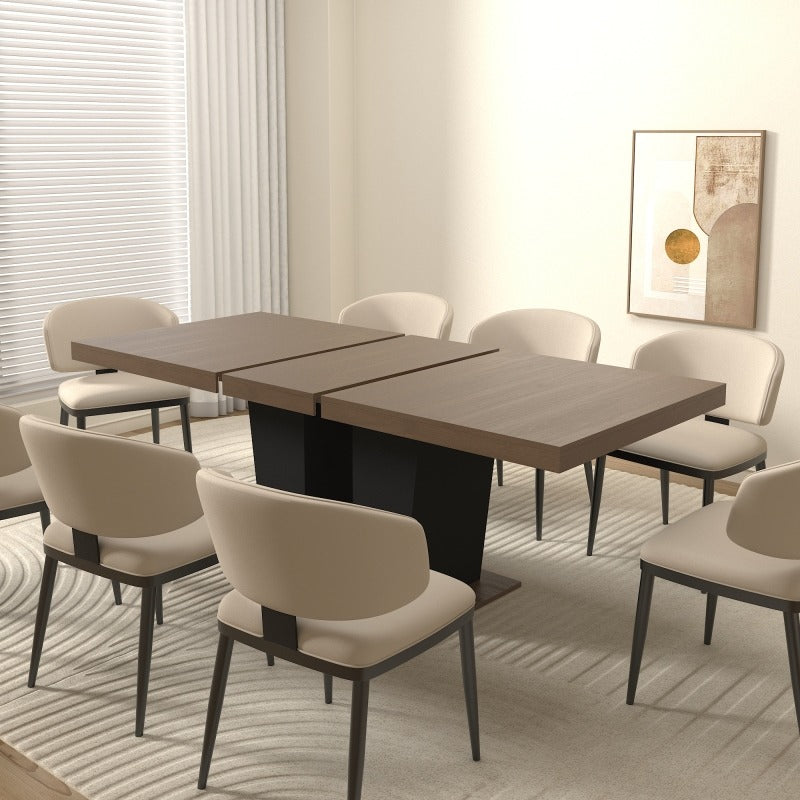 expandable dining table suitable   people modern large - Temu