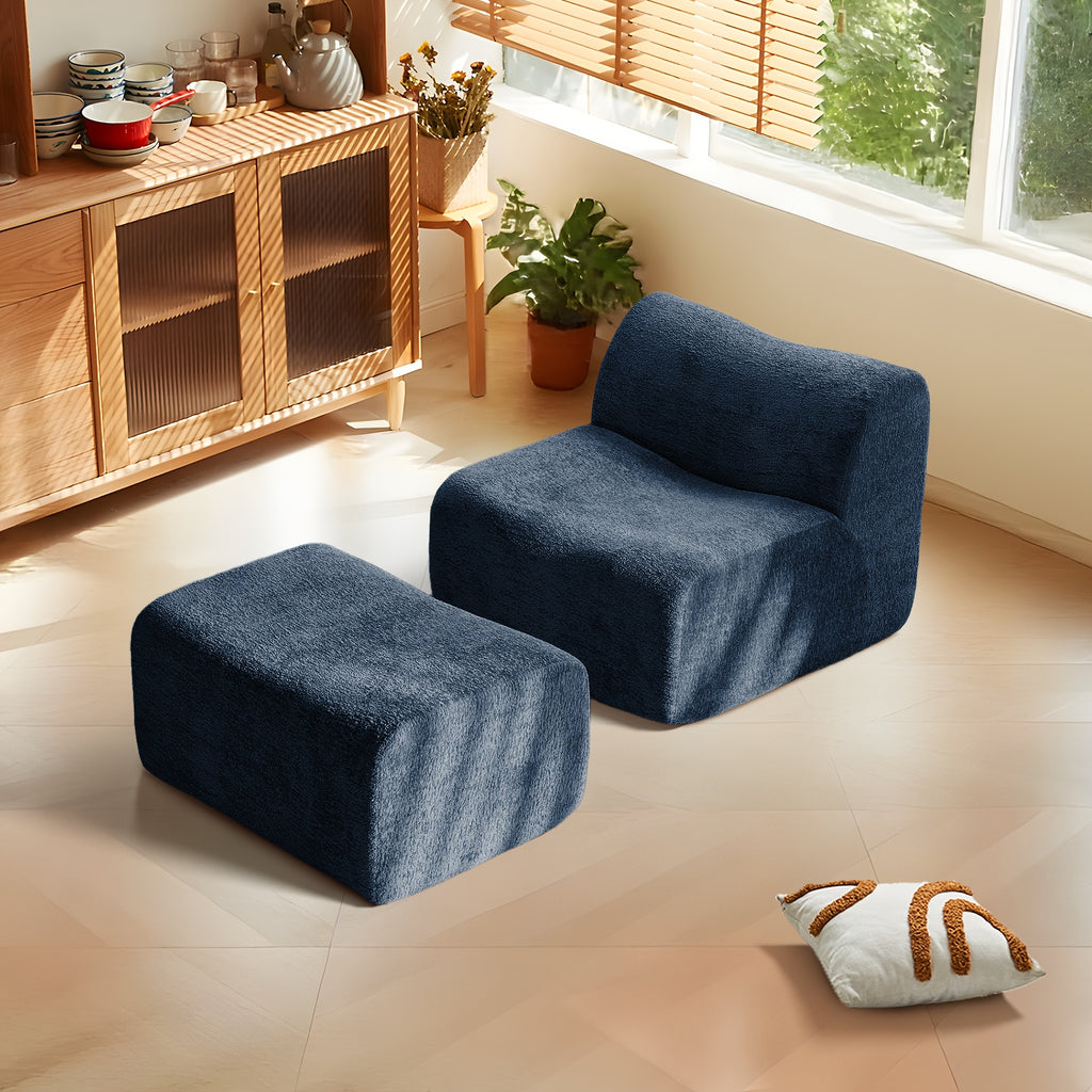31 89 w single sofa chair   boneless reading chair - Temu