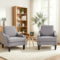 set 2 upholstered accent armchairs   chenille - Temu