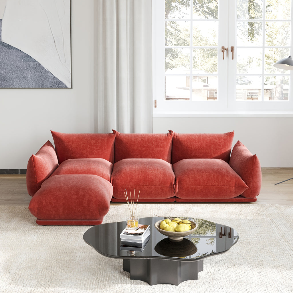modular sofas couches l shaped sectional sofa chenille - Temu