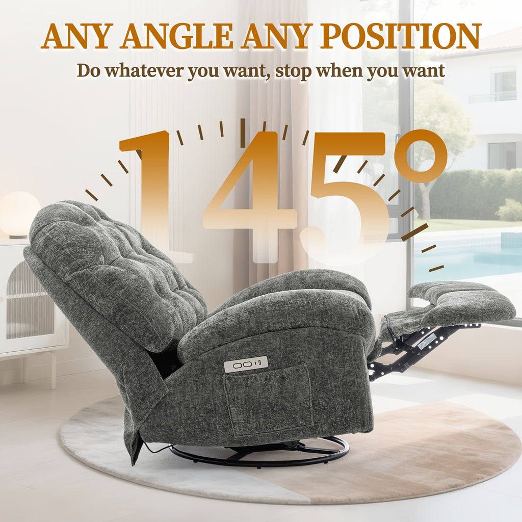 single rocking chair living room recliner chair usb type c - Temu