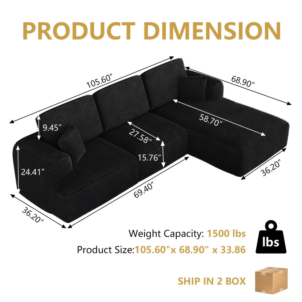 106 inch living room sofa boneless living room sofa - Temu