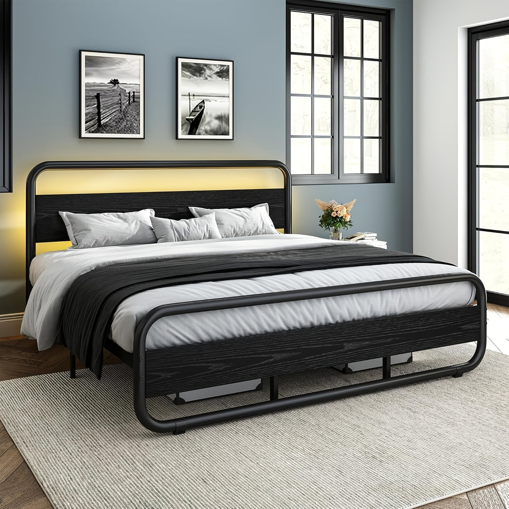 twin full queen king size   grey white bed frame - Temu