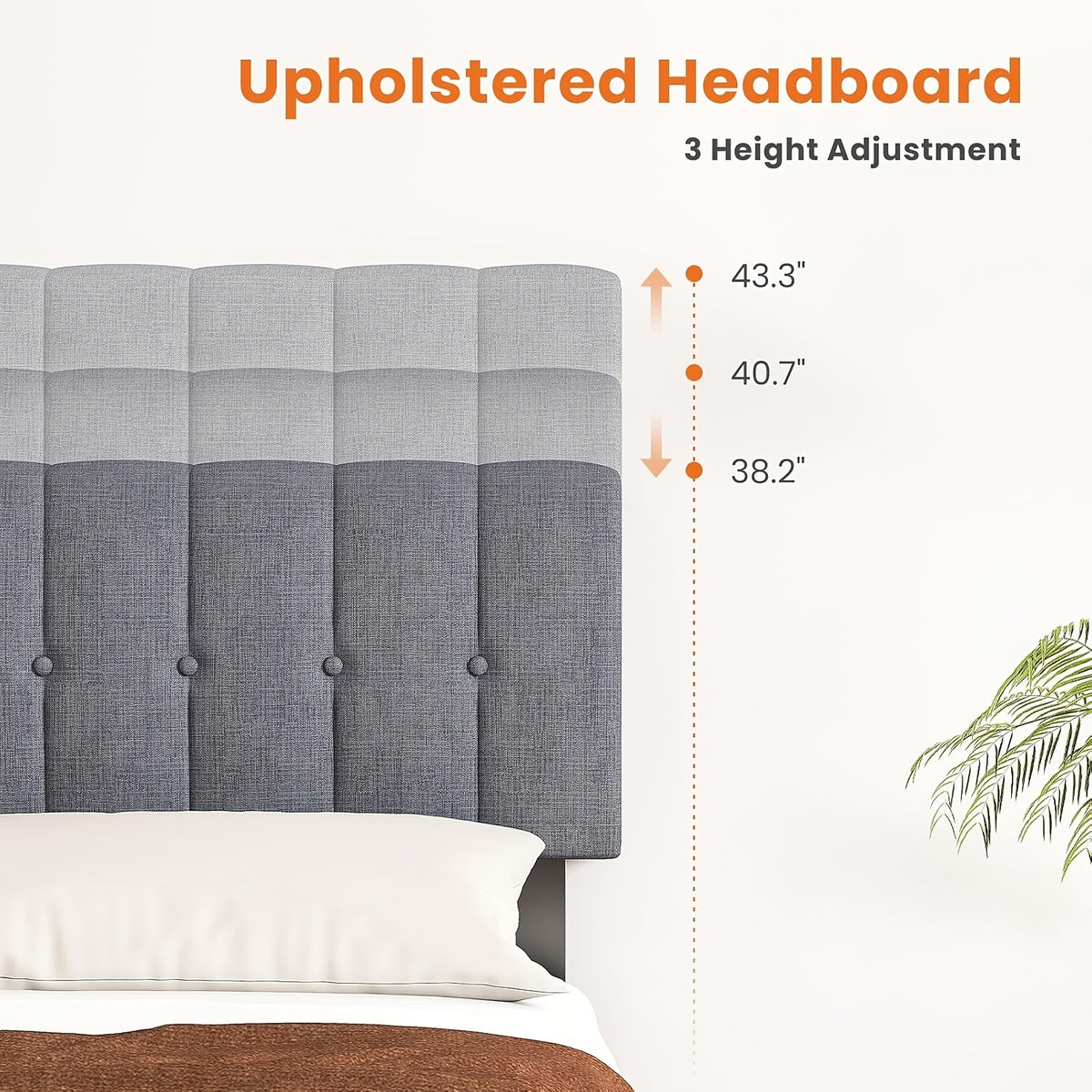bed frame headboard platform bed frame king size bed frame - Temu