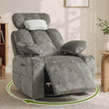 swivel rocking bedroom chair adjustable armrests headrest - Temu