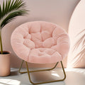 round folding leisure chair perfect relaxing in bedroom - Temu