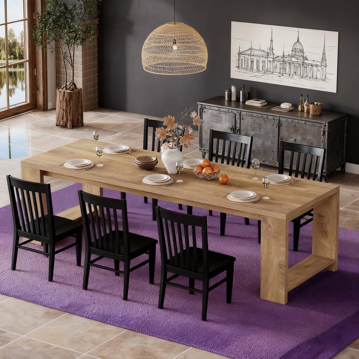 1pc 86 61 inch farmhouse dining   narrow kitchen - Temu