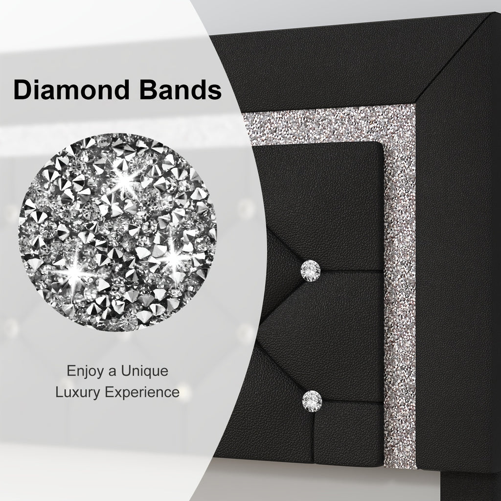 halloween twin full queen king upholstered bed frame diamond - Temu