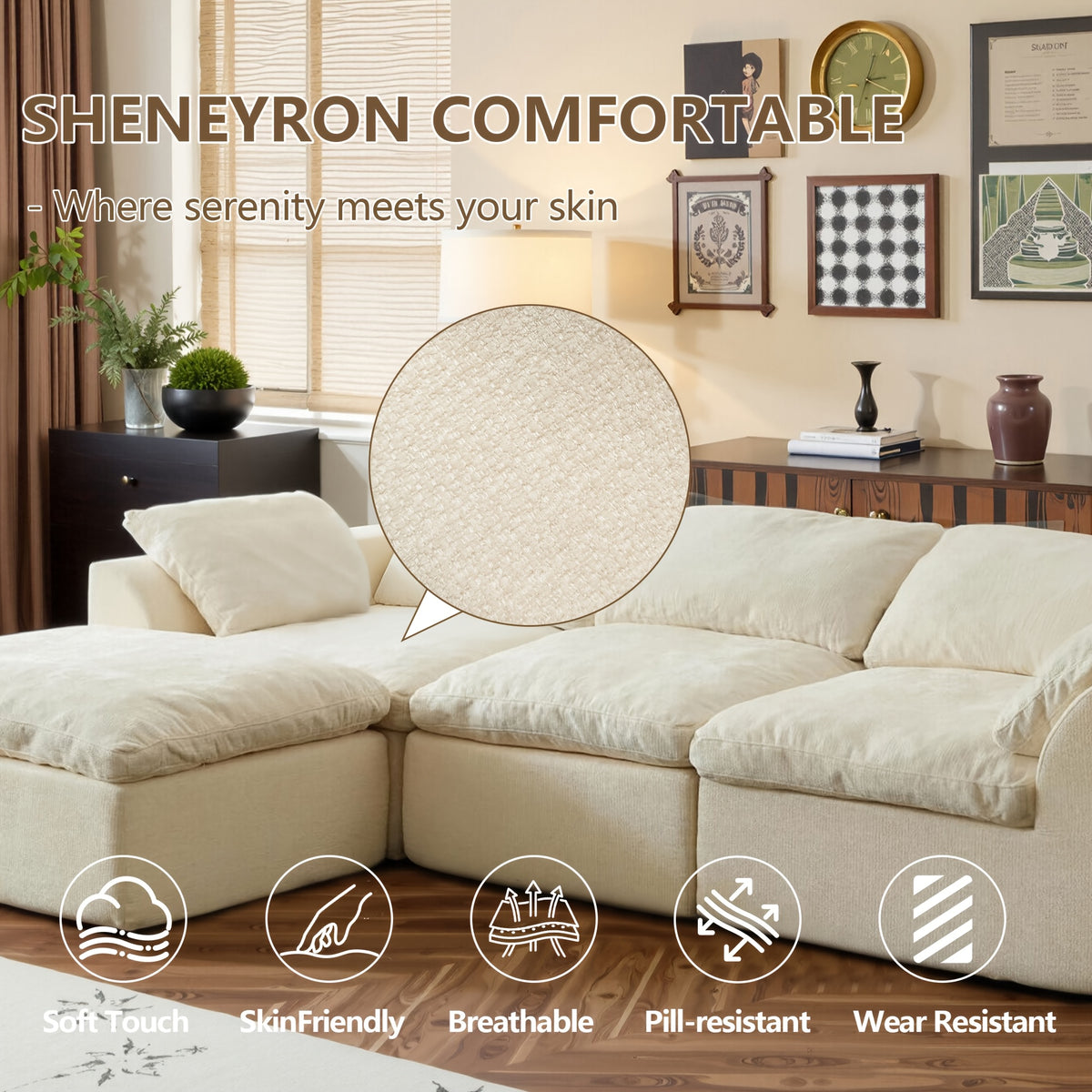 cloud couches living room boneless couch l shape comfy sofa - Temu