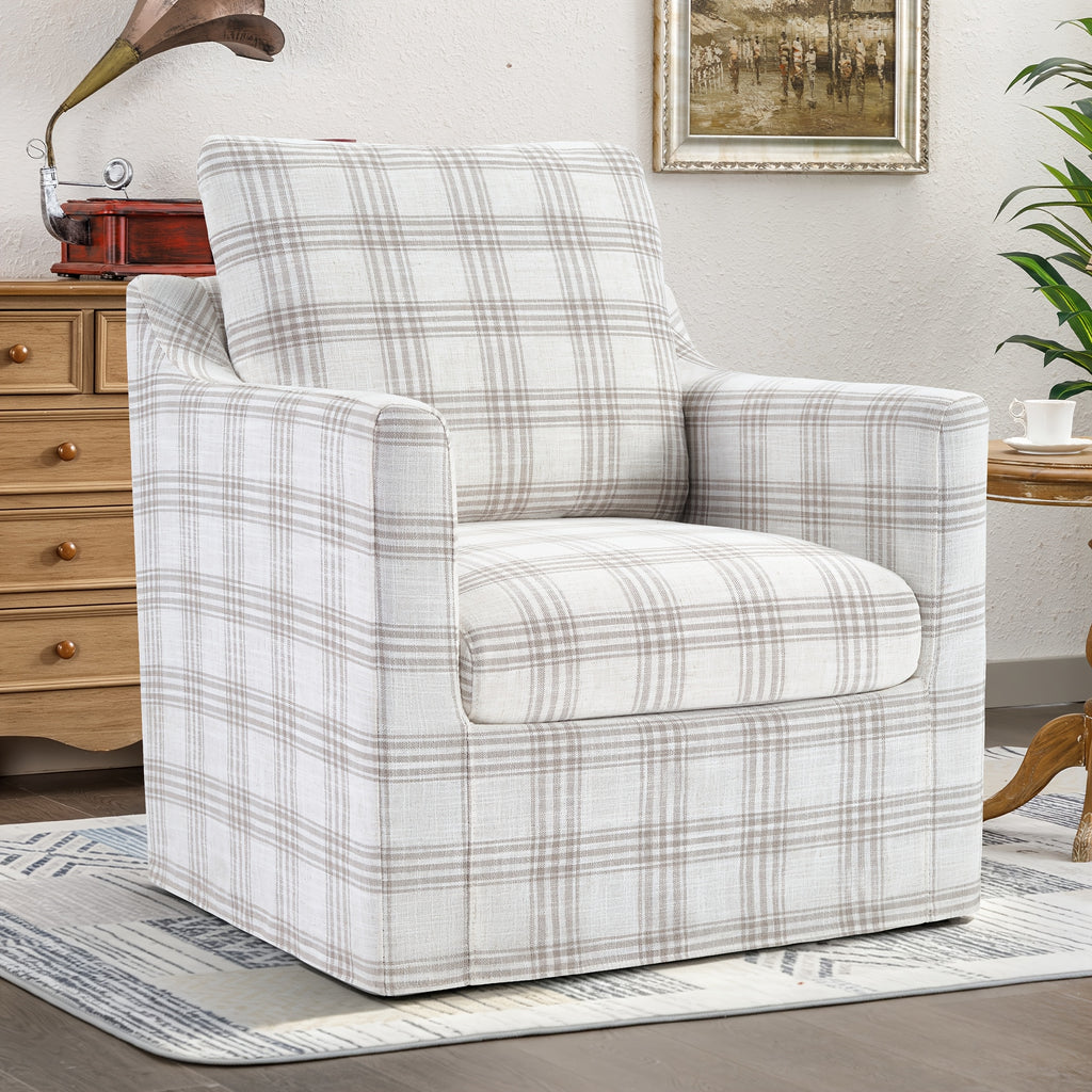 swivel accent chair   upholstered - Temu