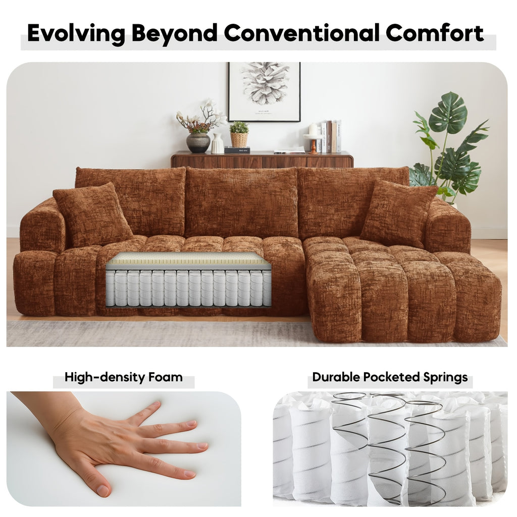 108   sectional sofa couch deep seat modern l - Temu