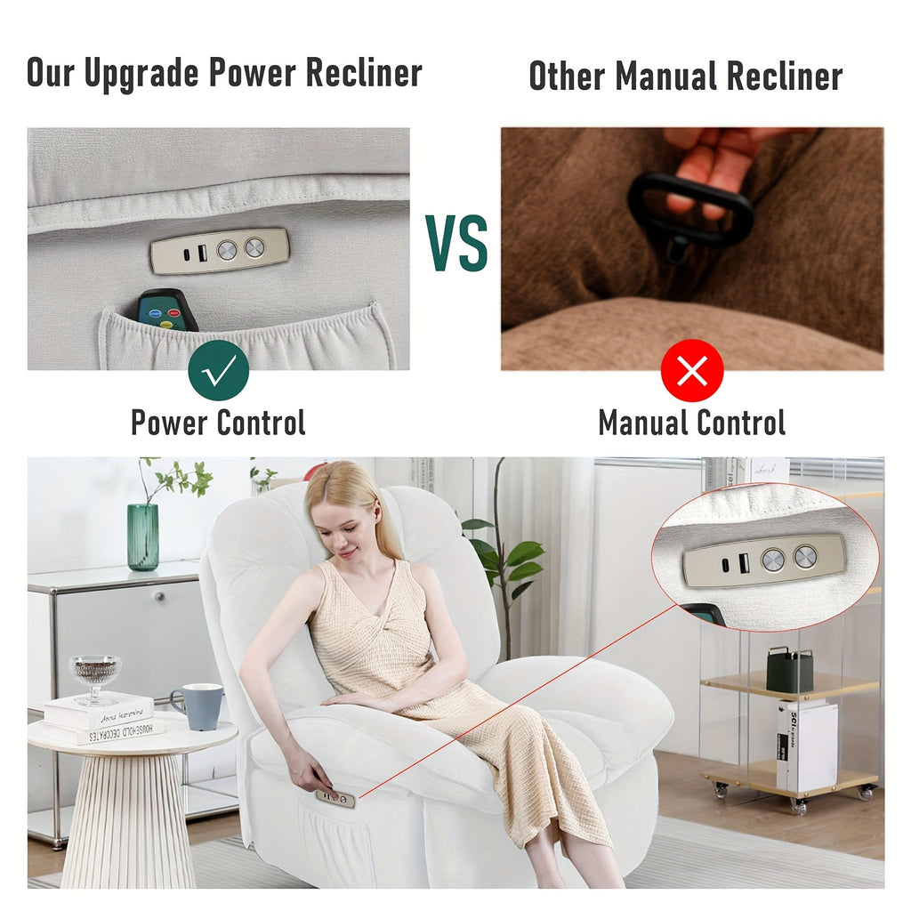 chair swivel rocking recliner chair massage - Temu