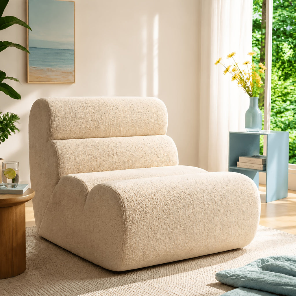 45 oversized foam sofa chair victorian armless floor lounge - Temu