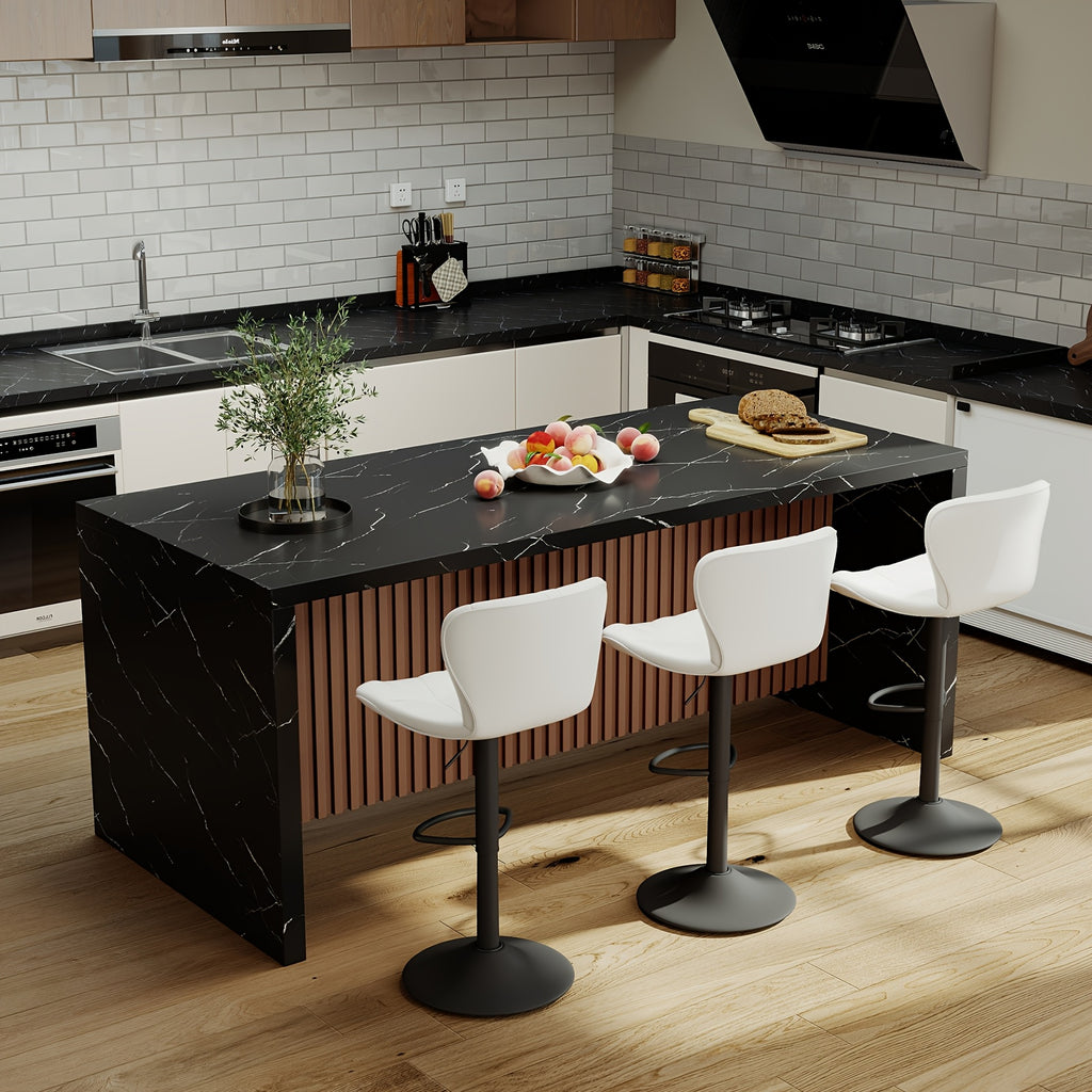 67 table set 4 bar stools large kitchen island table modern - Temu