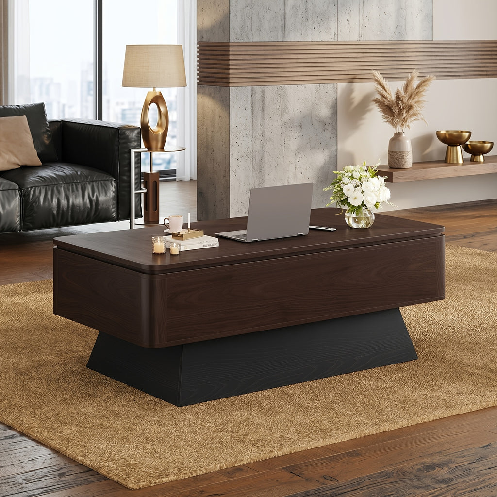 47 2   century modern lift top coffee table storage walnut - Temu