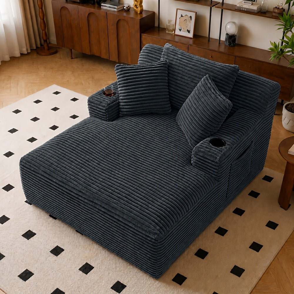 67 oversized cloud corduroy boneless chaise lounge cup - Temu