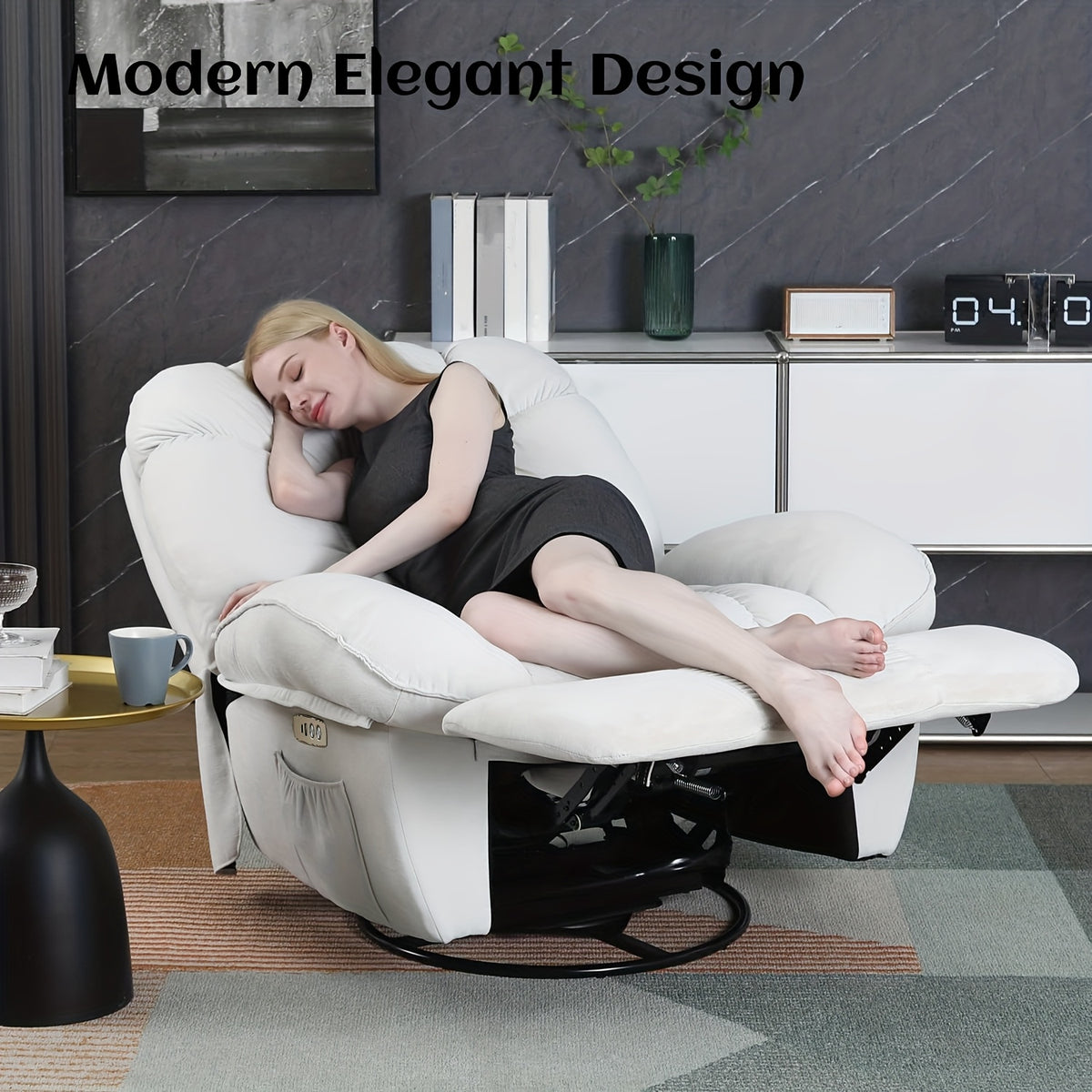 chair swivel rocking recliner chair massage - Temu