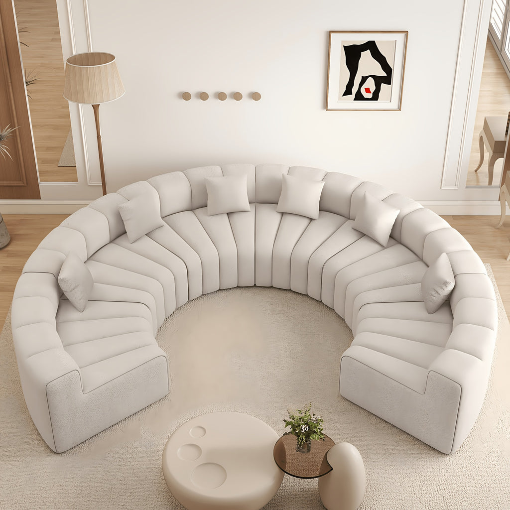 luxury modular sectional sofa foam cushioning chaise lounge - Temu