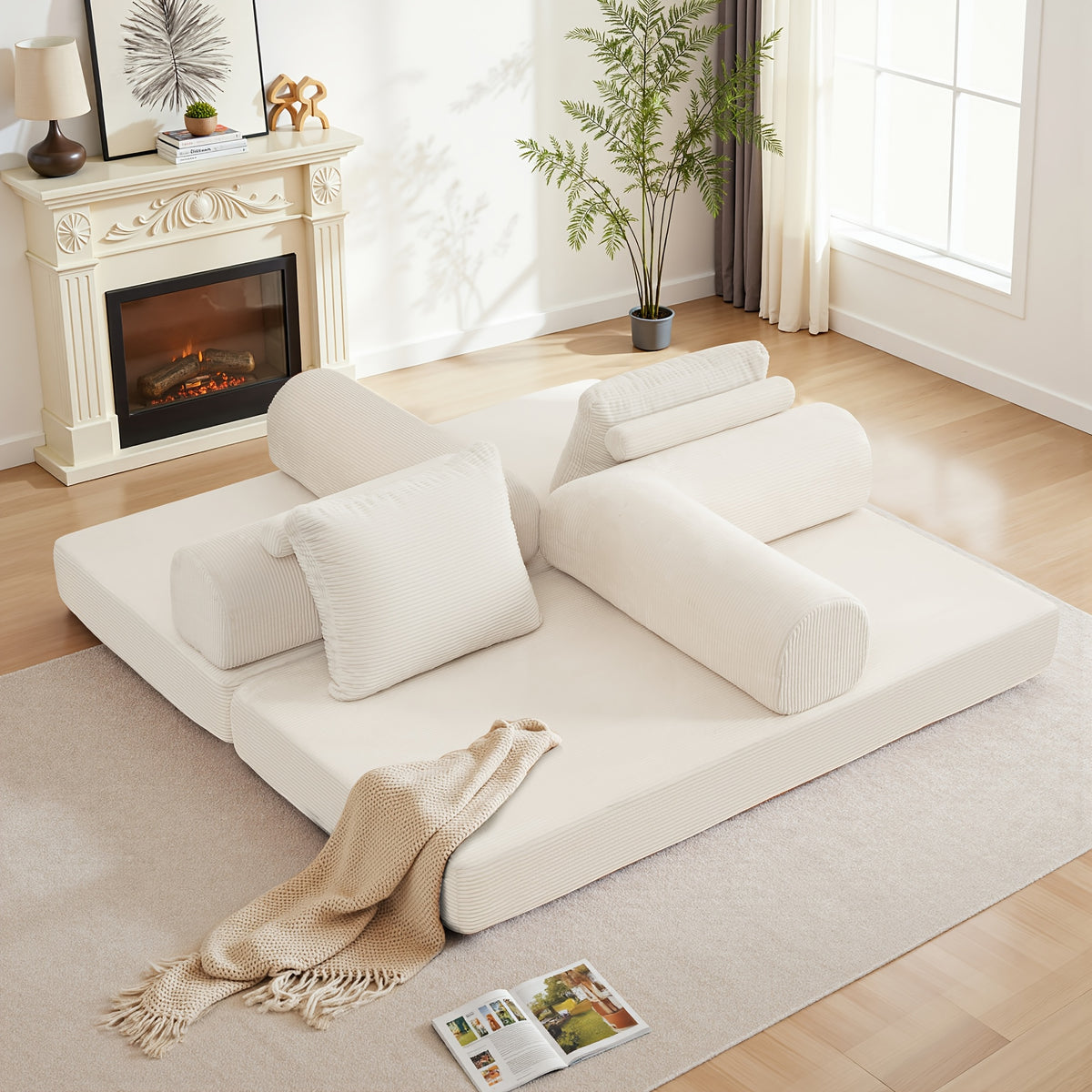 folding sofa bed 78 8 inch combination sofa high rebound - Temu