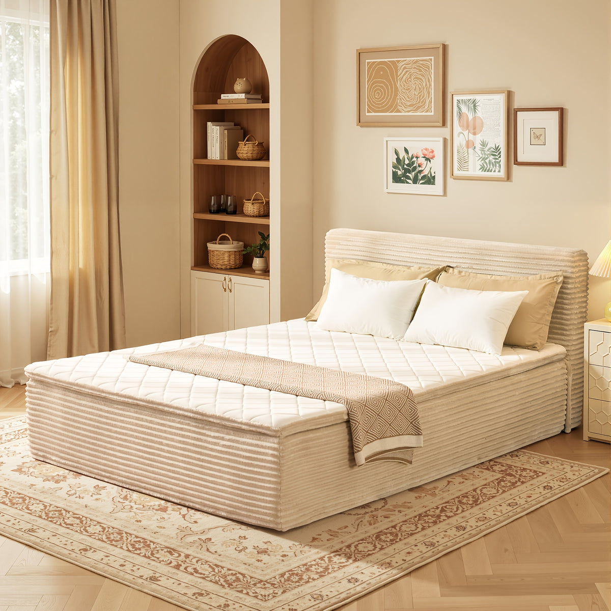 oversized compression sofa bed comfortable plush fabric - Temu