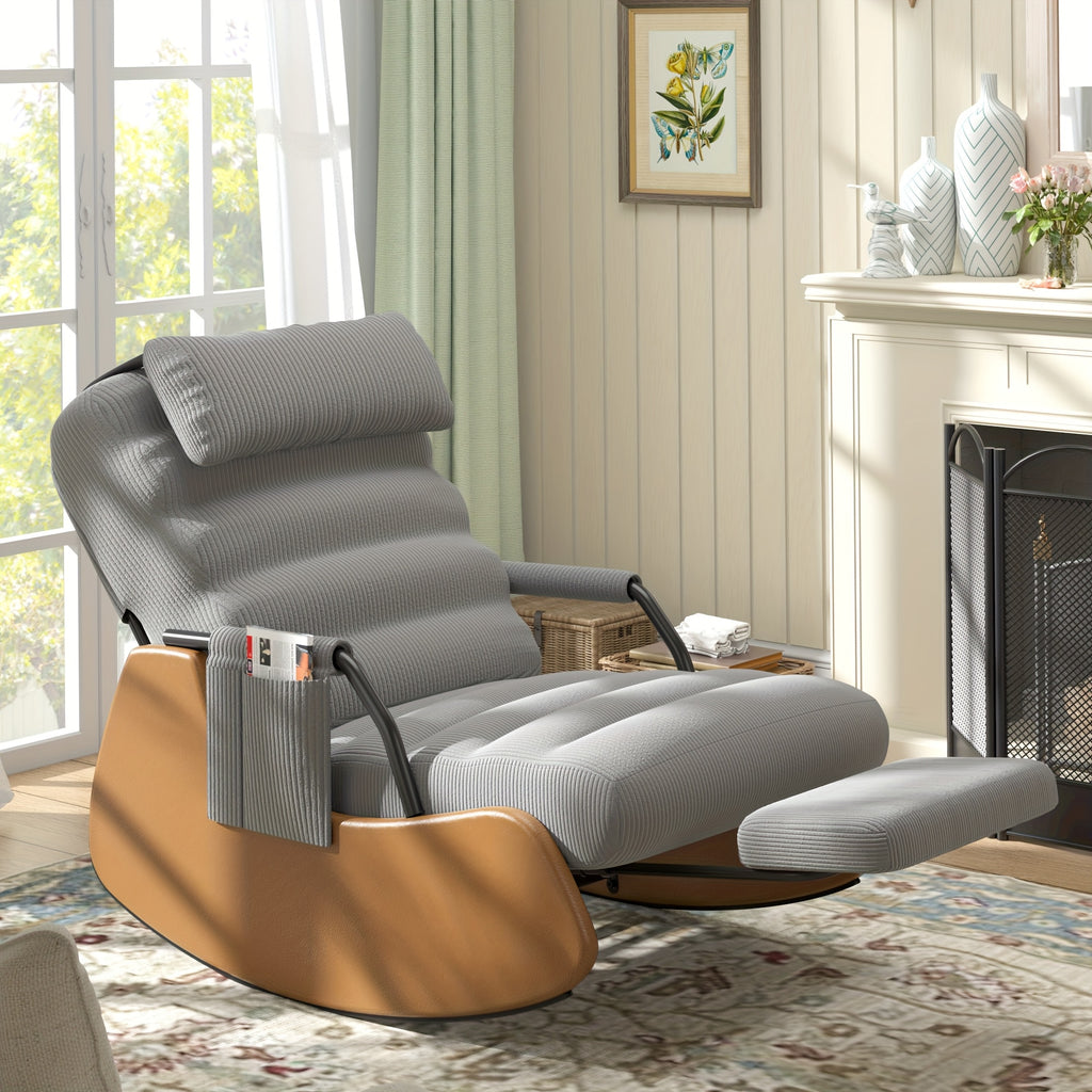 nursery glider rocking chair soft cushioned seat - Temu