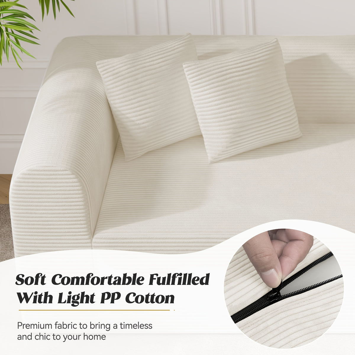 116 curved sofa throw pillows 4 seater luxury chenille - Temu