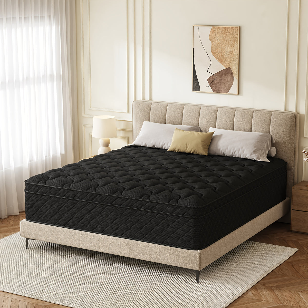 luxury 12 inch cooling gel memory foam   mattress - Temu