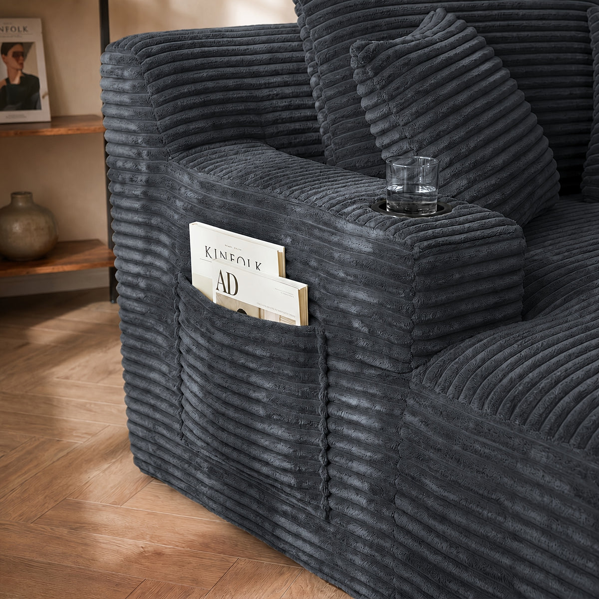 67 oversized cloud corduroy boneless chaise lounge cup - Temu