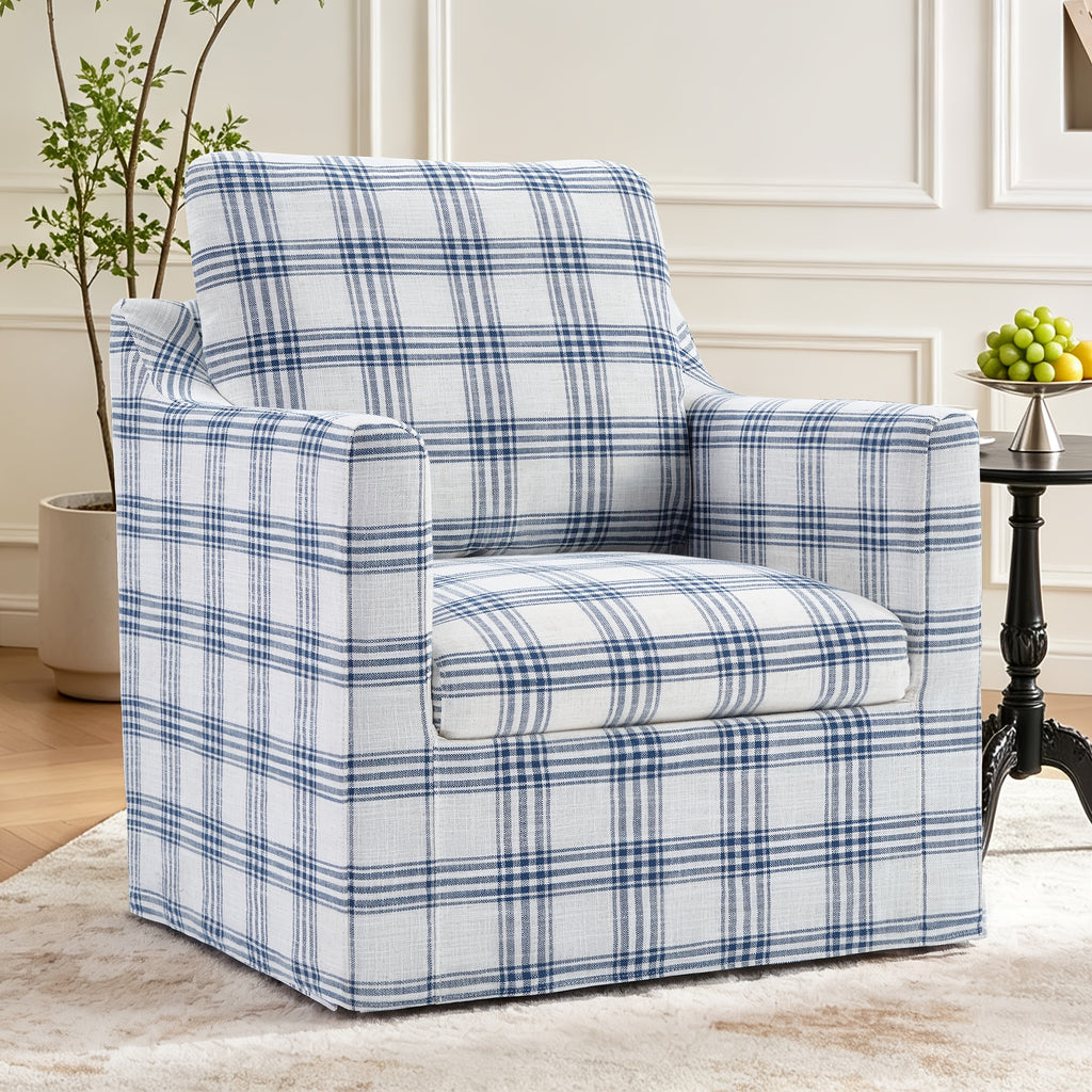 swivel accent chair   upholstered - Temu